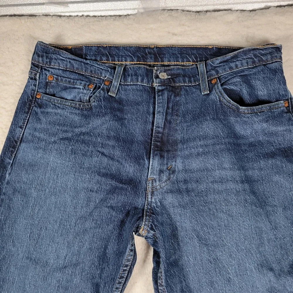 Levi's 511 Slim Fit Jeans Mens 38x32 Dark Wash Blue Denim Pants